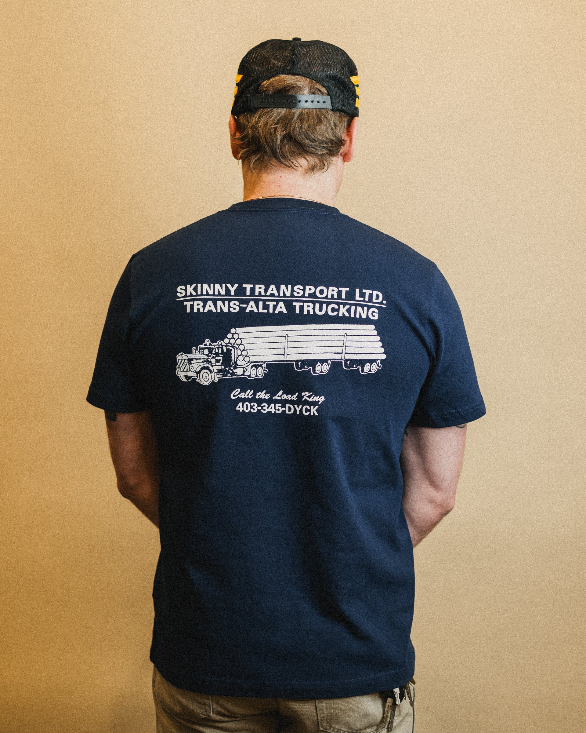 Skinny Dyck Transport Tee - Navy