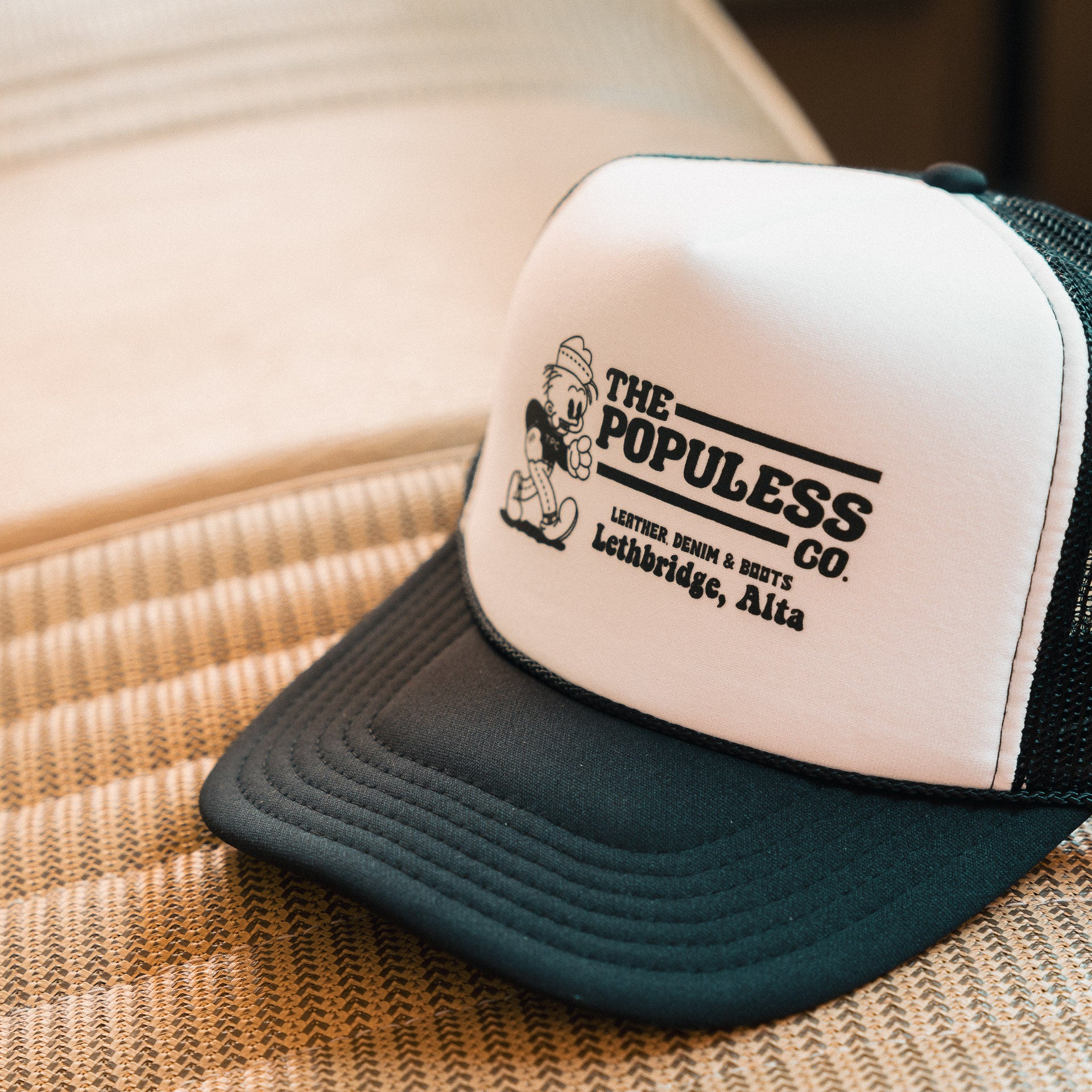 Roy Boy Trucker - White/Black