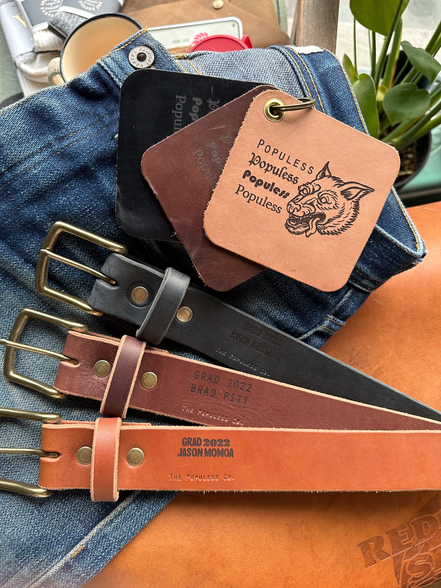 Custom Leather Monogramming