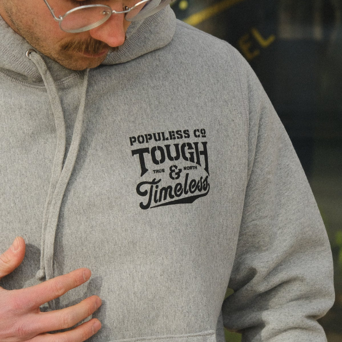 Tough & Timeless Hoody - Heather Grey