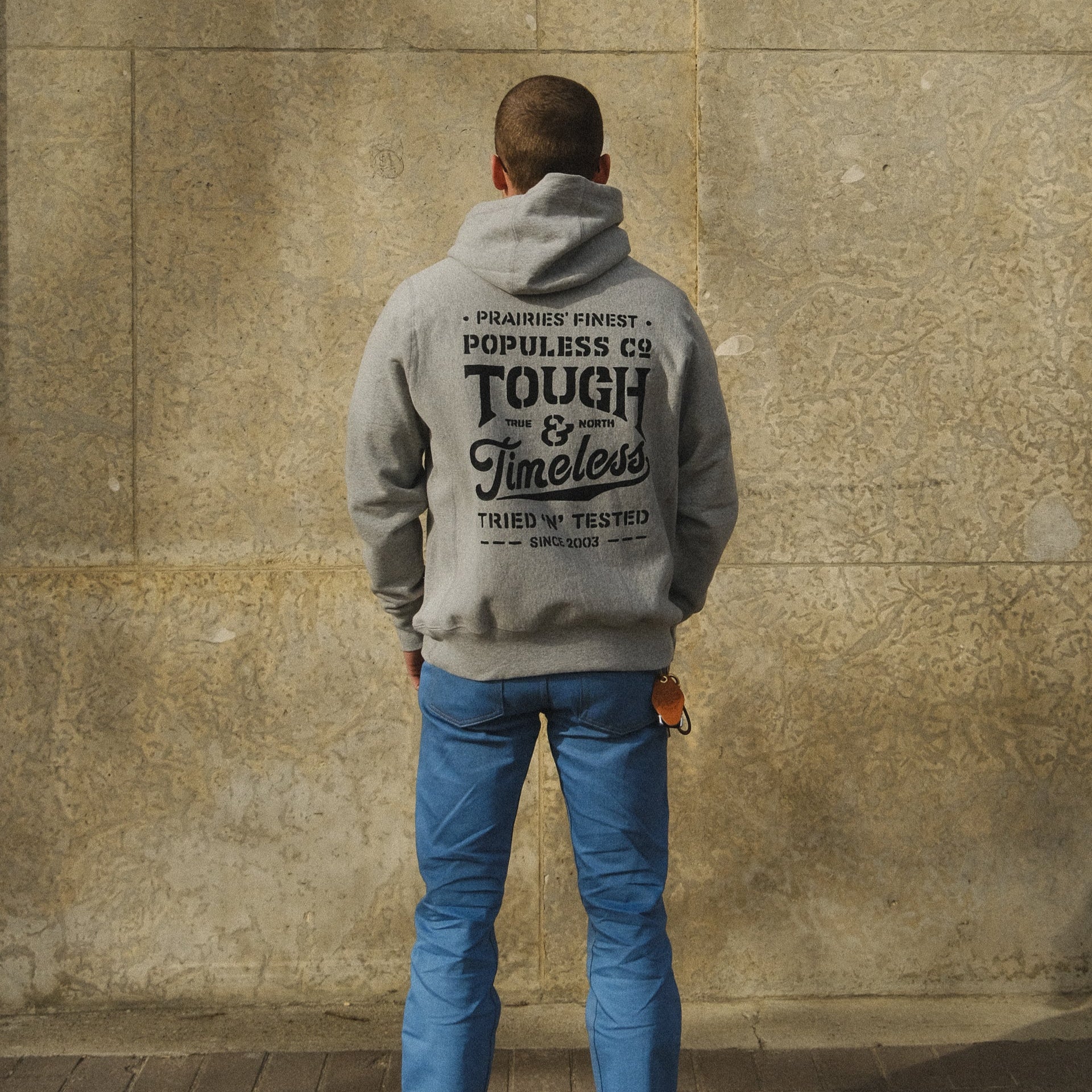 Tough & Timeless Hoody - Heather Grey