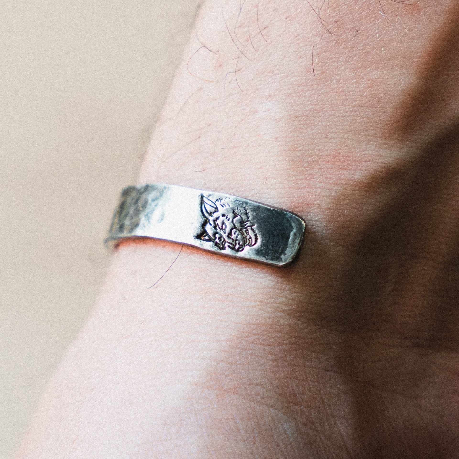 Populess x Mckenna Kay - Wolf Cuff - Sterling Silver