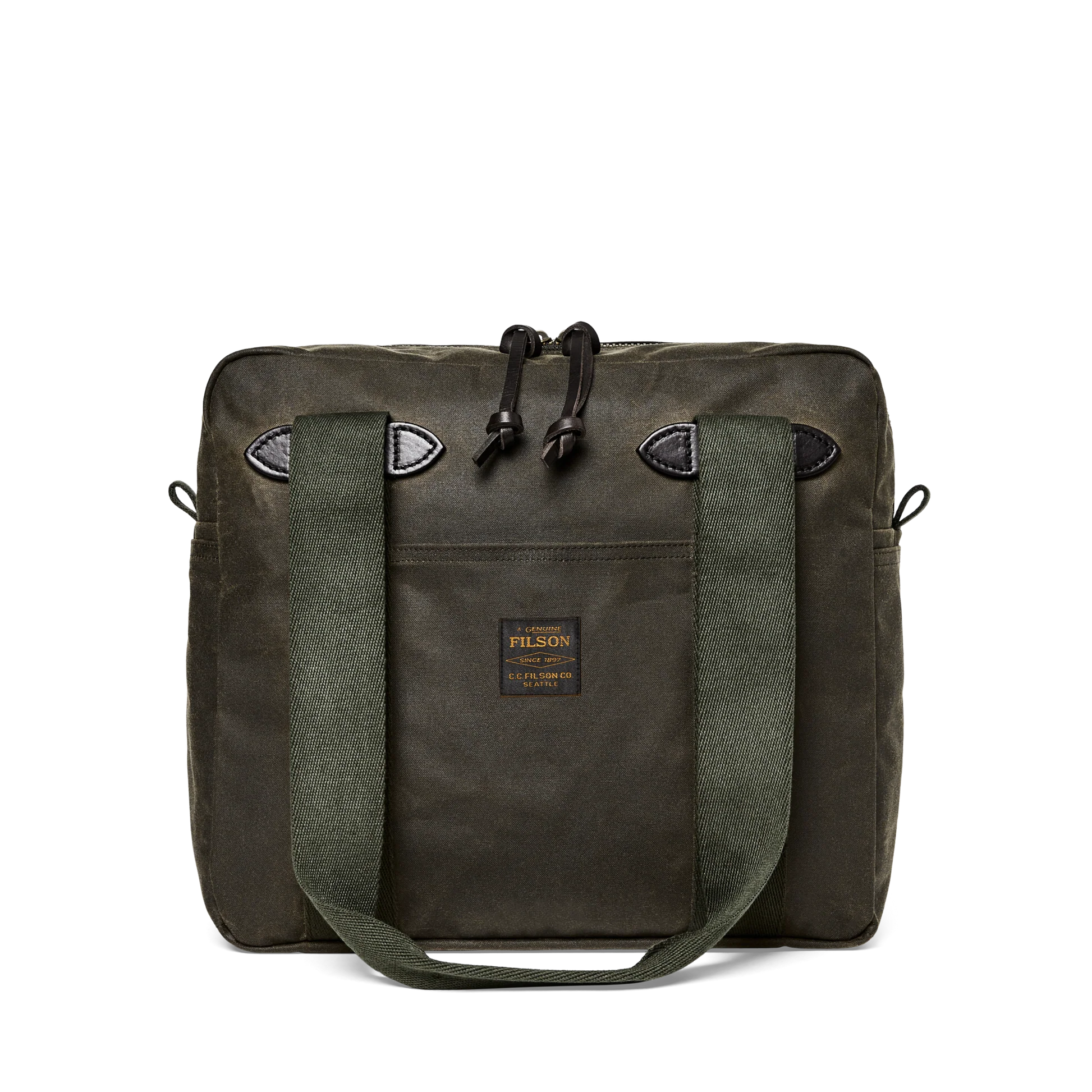 Filson - Tin Cloth Zipper Tote Bag - Otter Green