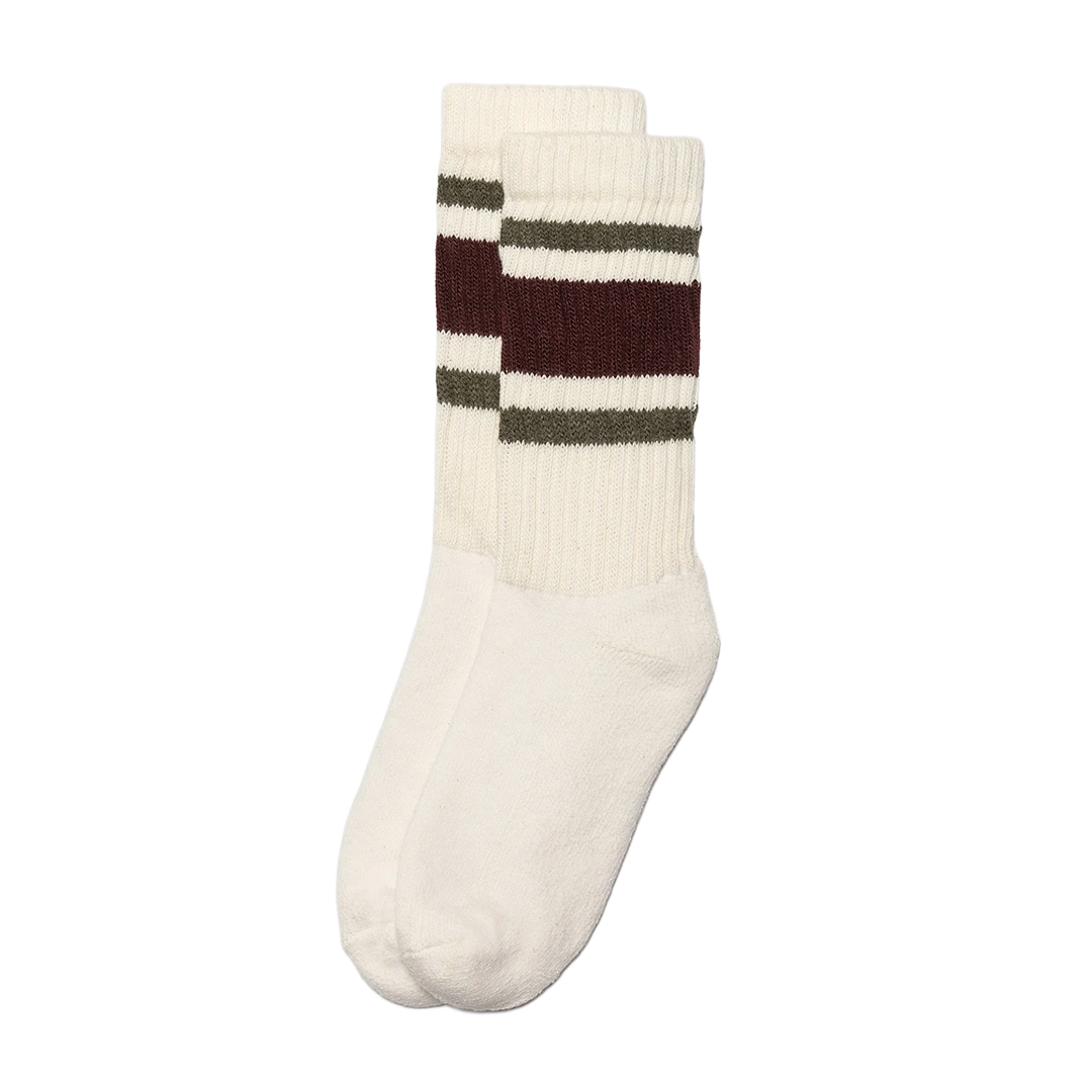 American Trench - Retro Stripe - Berry/Olive