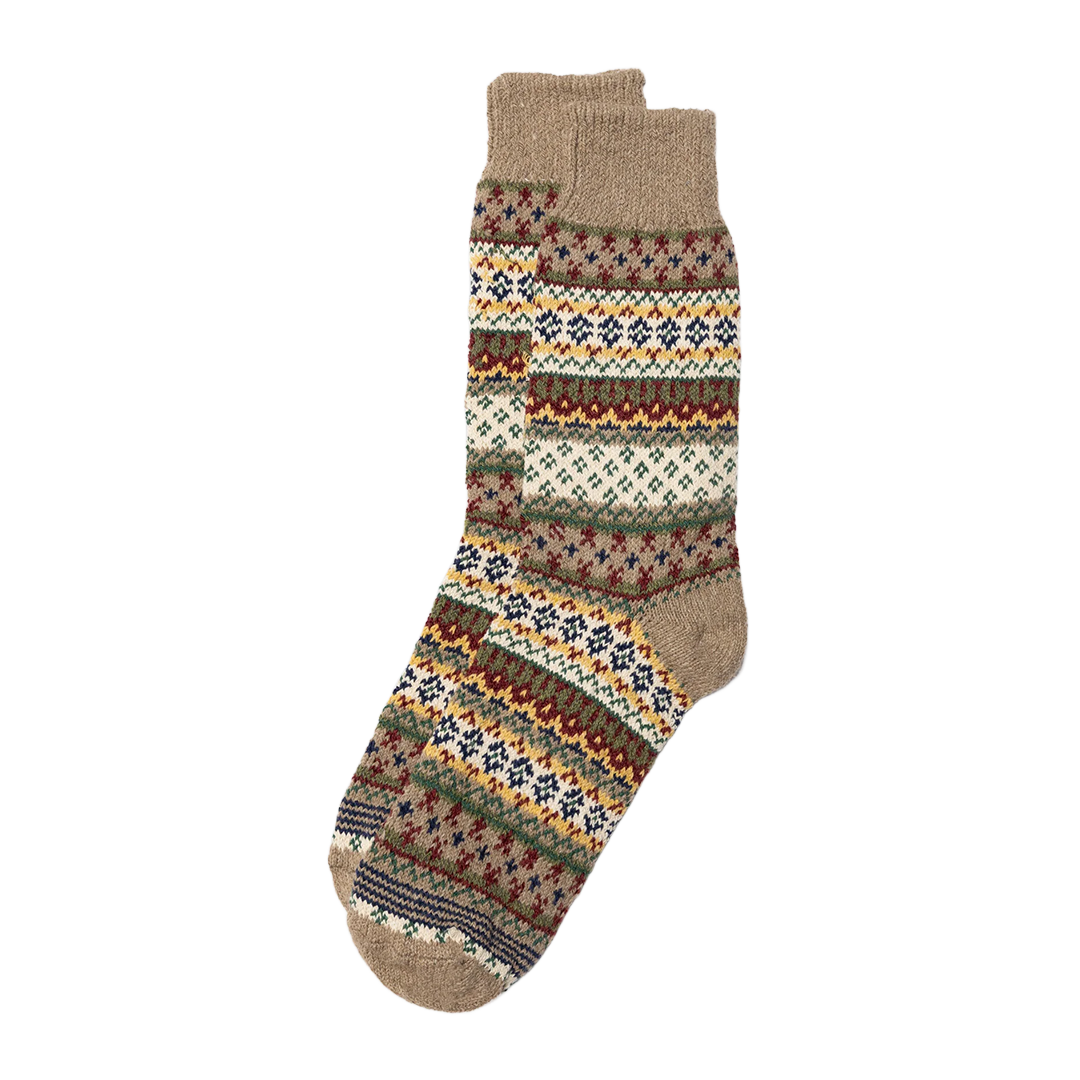 American Trench - Cotton Fair Isle - Woodland