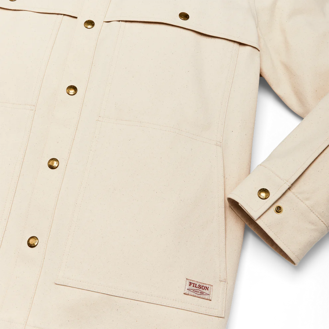 Filson - Dry Tin Cloth Forester Jacket-Shirt - Natural Seed