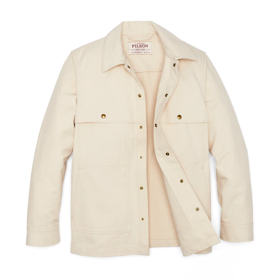 Filson - Dry Tin Cloth Forester Jacket-Shirt - Natural Seed