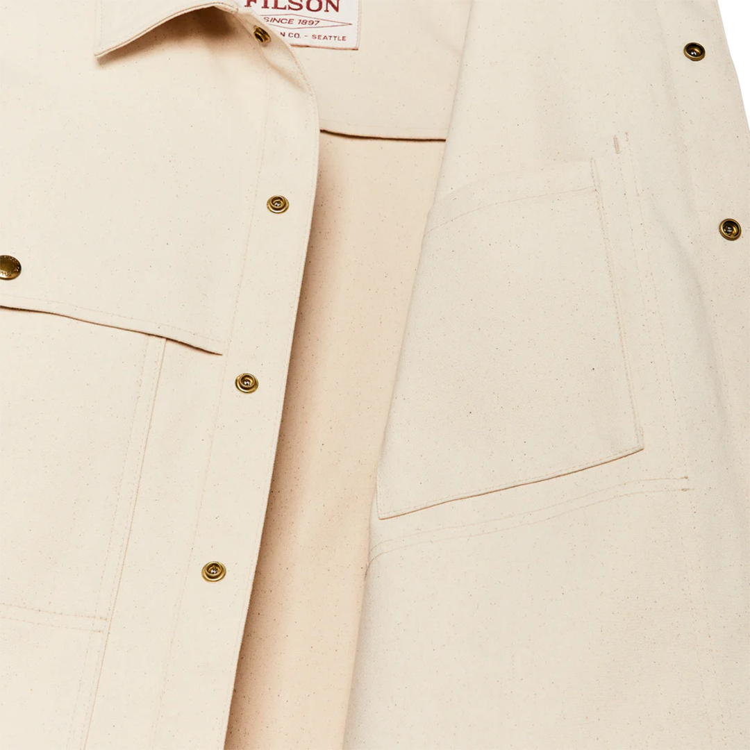 Filson - Dry Tin Cloth Forester Jacket-Shirt - Natural Seed