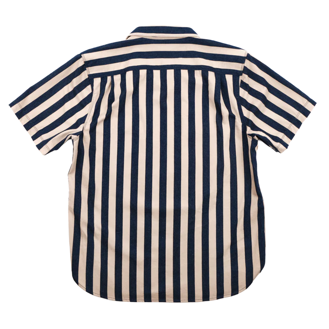 Freenote - Dayton SS - Indigo Wide Stripe