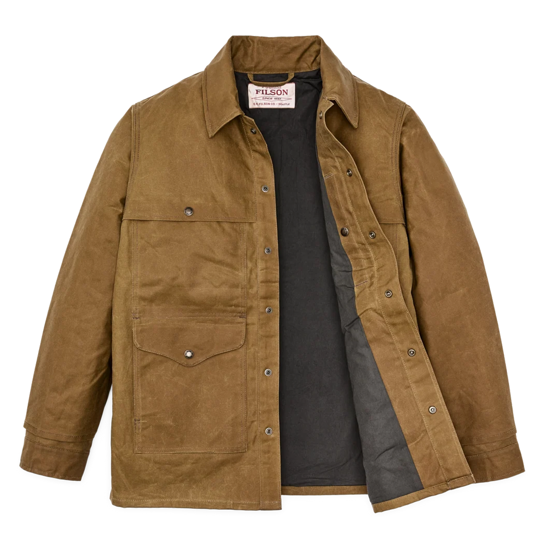 Lined Tin Cloth Cruiser Jacket - Dark Tan