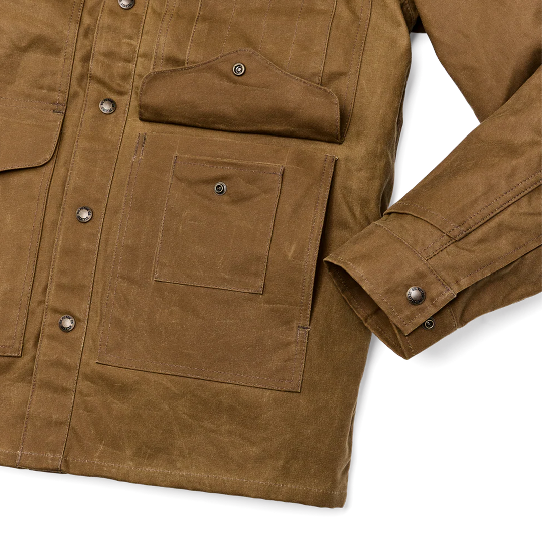 Lined Tin Cloth Cruiser Jacket - Dark Tan