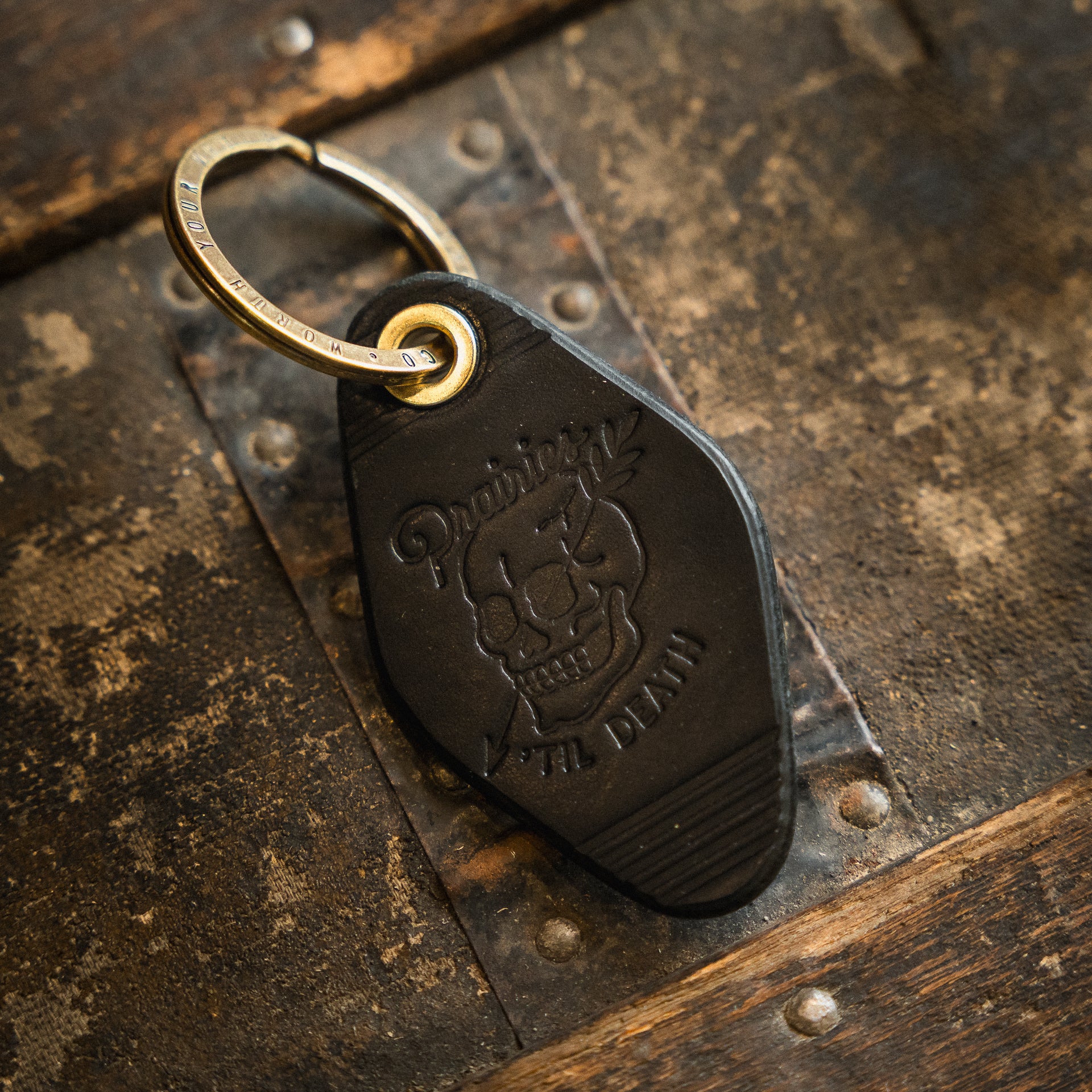 Leather Motel Keychain - 'Til Death