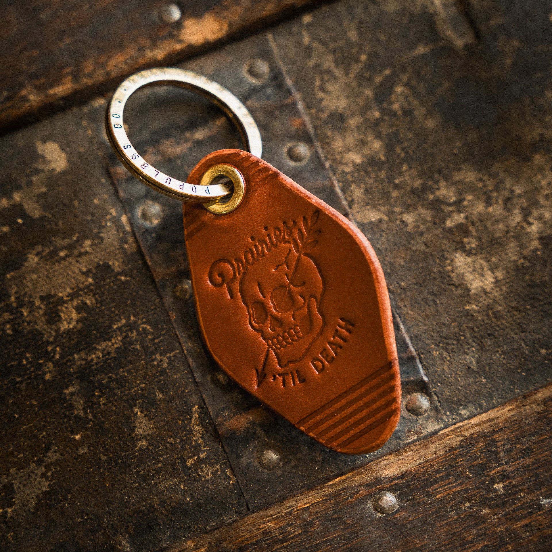 Leather Motel Keychain - 'Til Death