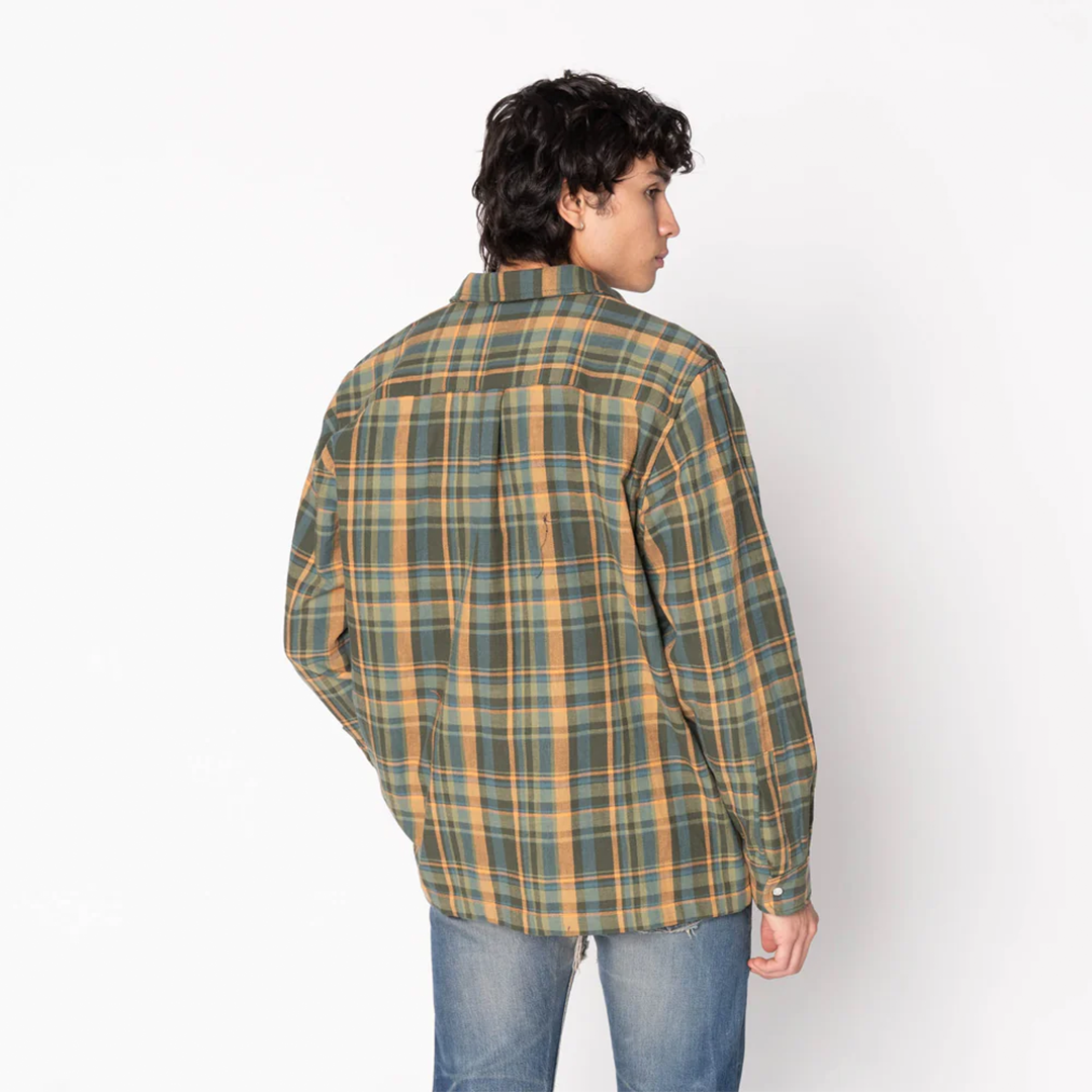 N&F - True Shirt - Slub Yarn Flannel - Green