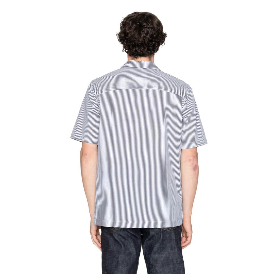 Aloha Shirt - Double Double Stripes - Blue