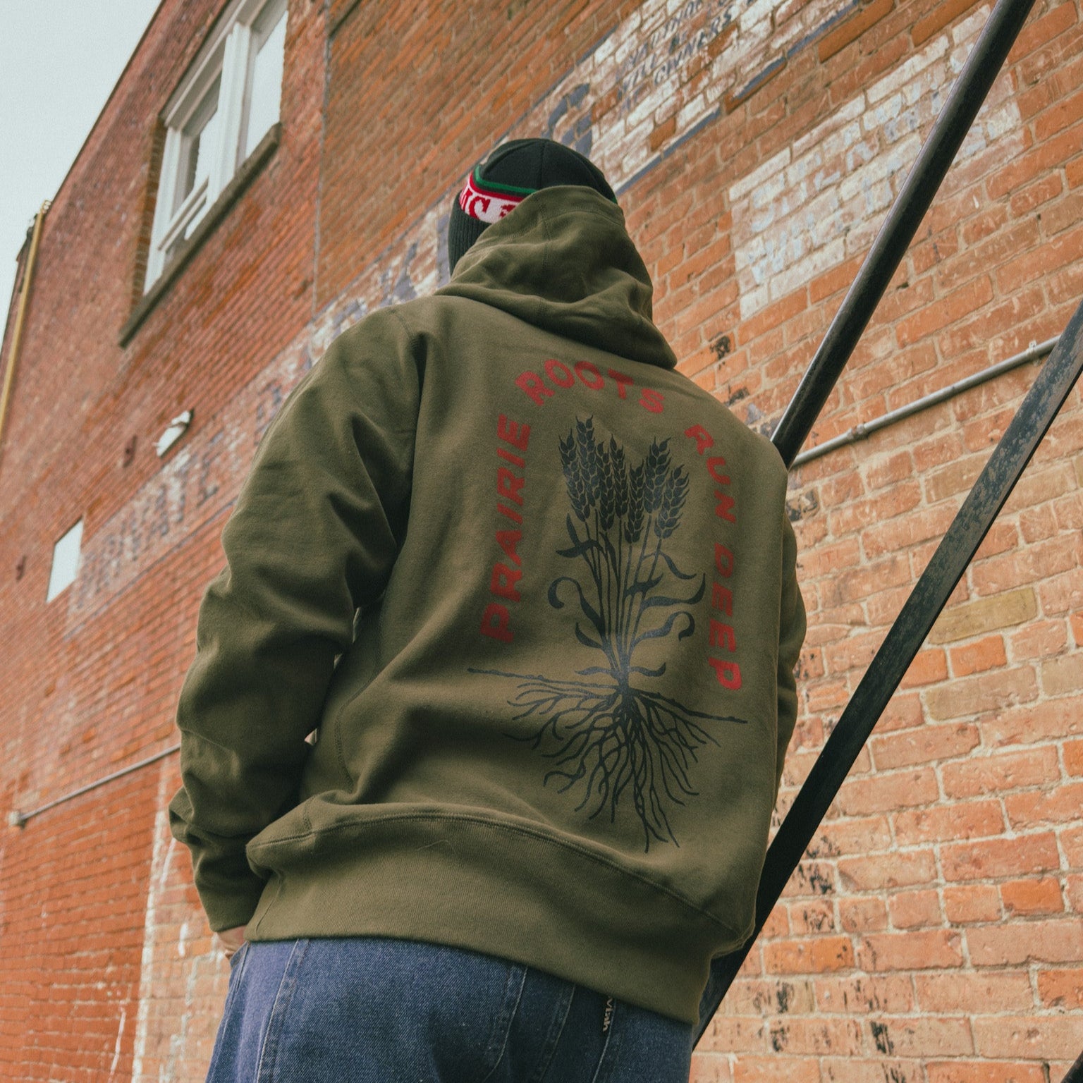 Prairie Roots Hoody - Olive