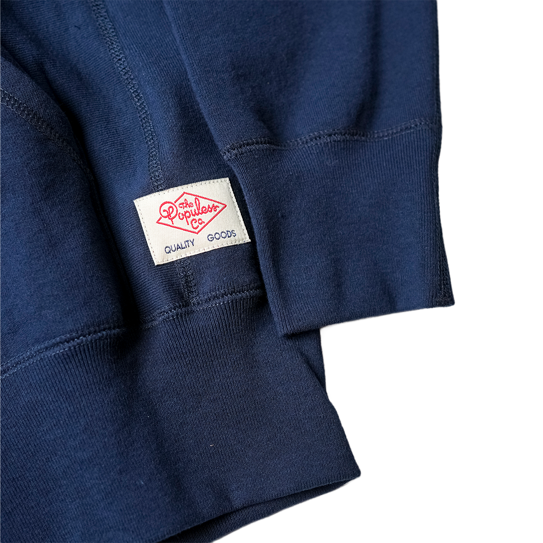 Premium Zip Hoodie - Navy