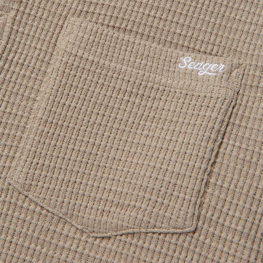 Seager - Sawpit Henley L/S Thermal - Stone