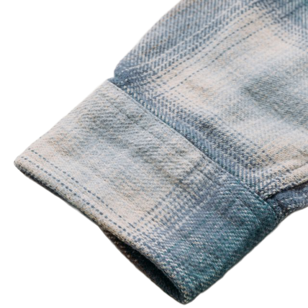 Schott NYC - Heavy Flannel Work Shirt - Ocean