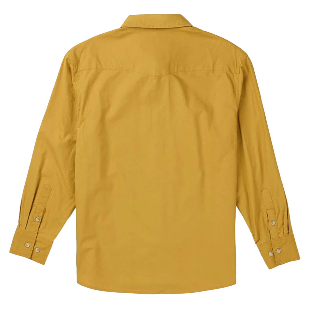 Seager - Chief L/S Overshirt - Amber Gold