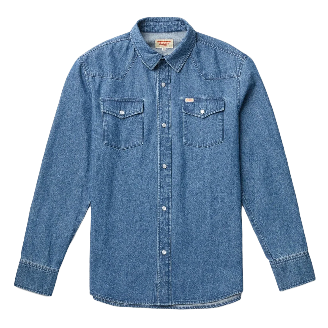 Seager - Reagan Pearl Snap - Vintage Wash