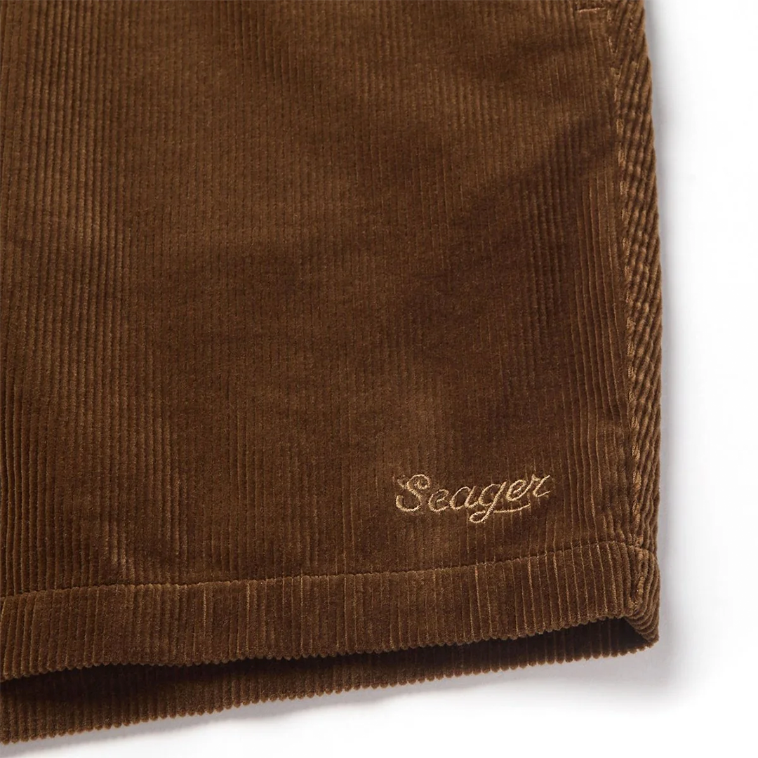 Seager - Yuma Corduroy Shorts - Tobacco