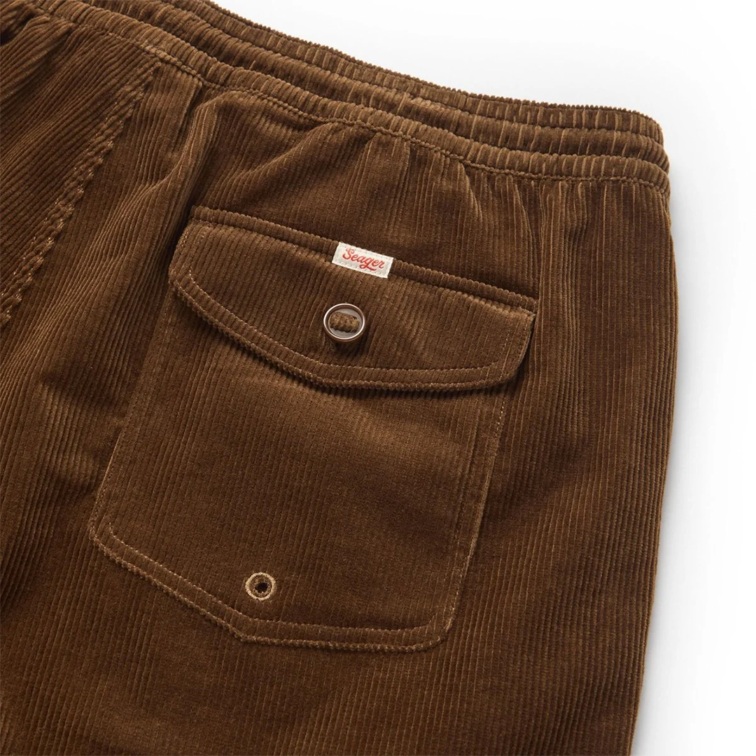 Seager - Yuma Corduroy Shorts - Tobacco