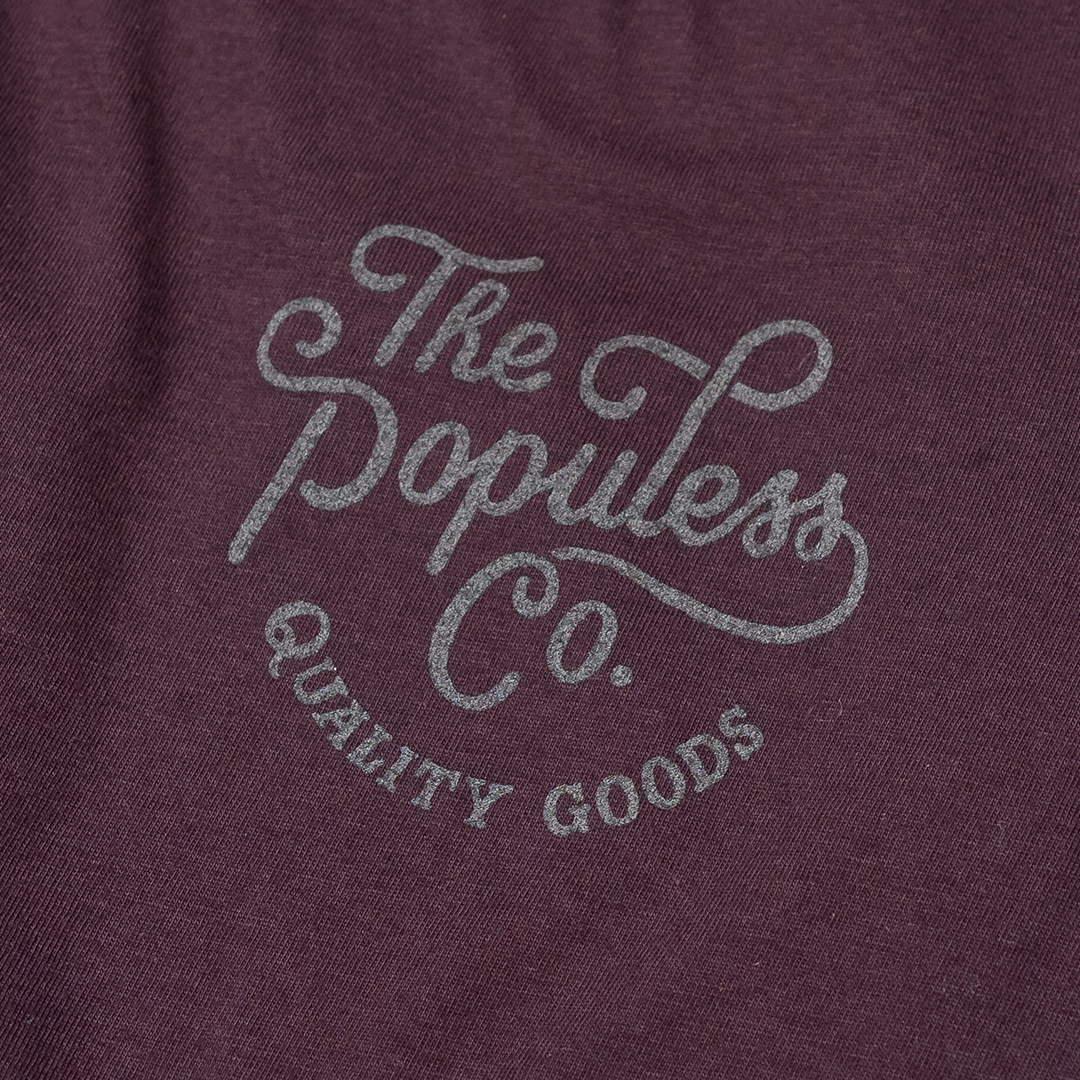 'Til Death Tee - Oxblood