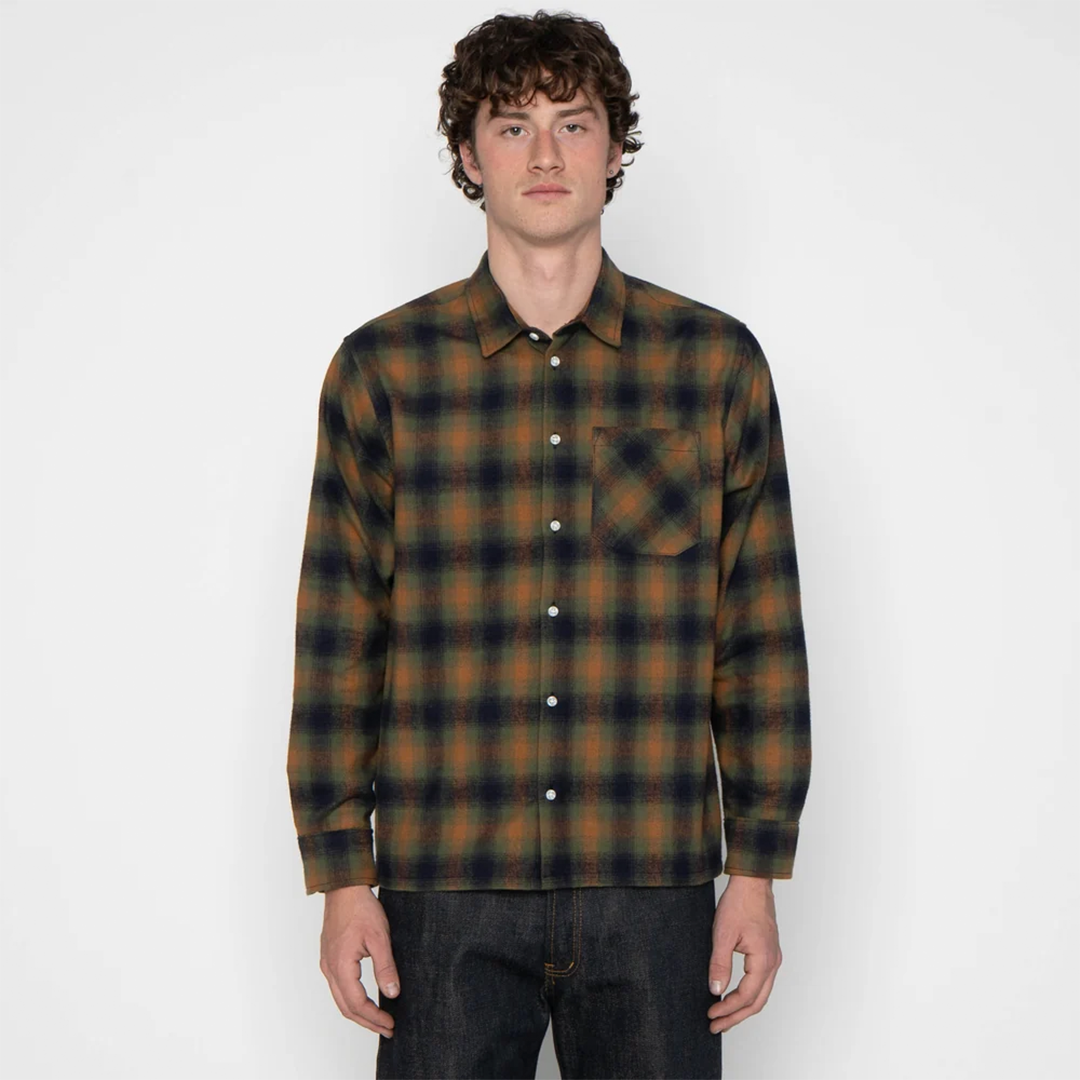 True Shirt - Shaggy Flannel - Moss Green