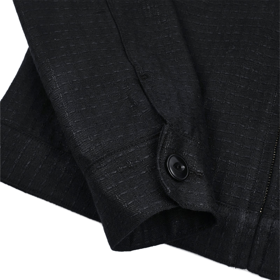 Valecito Jacket - Black Sashiko