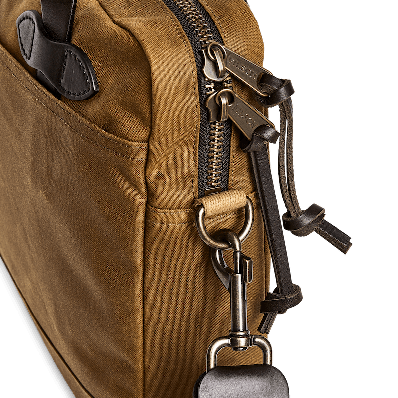 Filson - Tin Cloth Compact Briefcase - Dark Tan