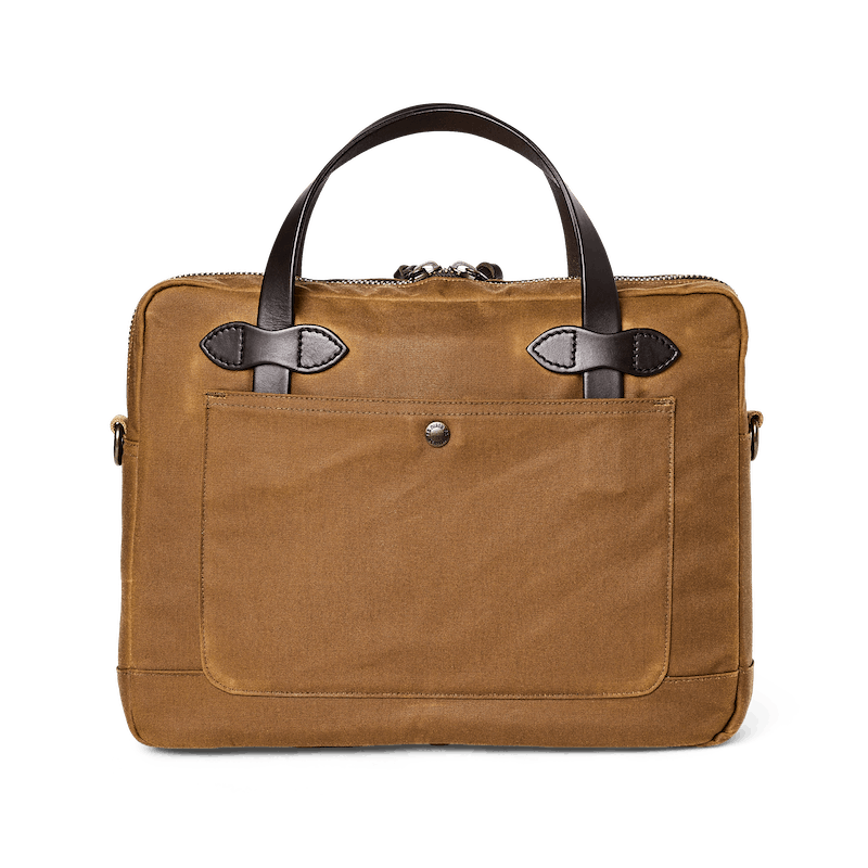 Filson - Tin Cloth Compact Briefcase - Dark Tan