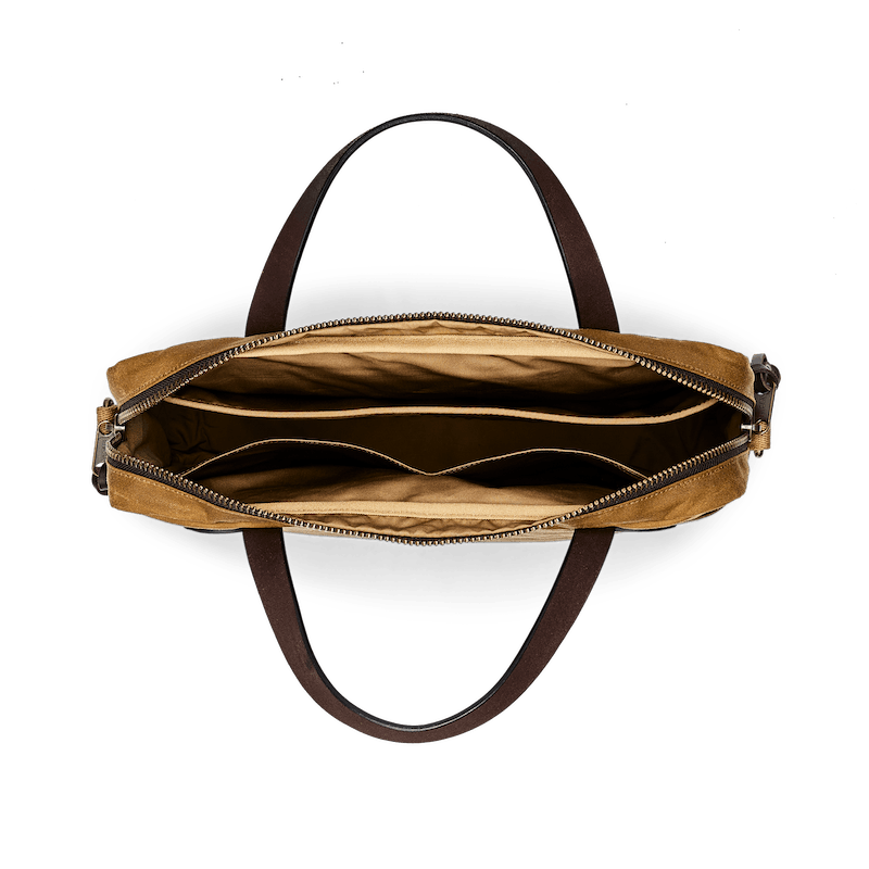 Filson - Tin Cloth Compact Briefcase - Dark Tan