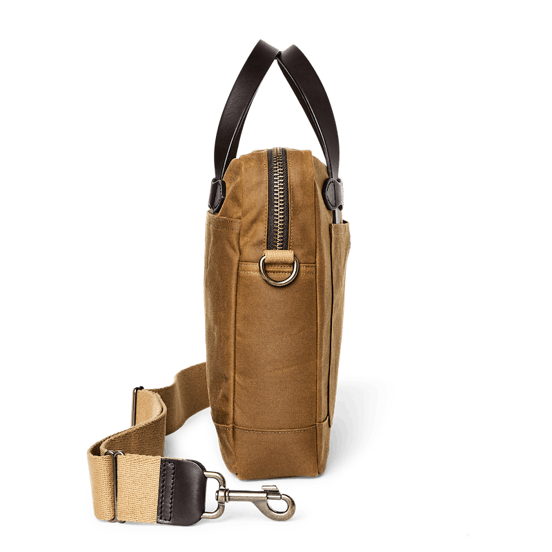 Filson - Tin Cloth Compact Briefcase - Dark Tan