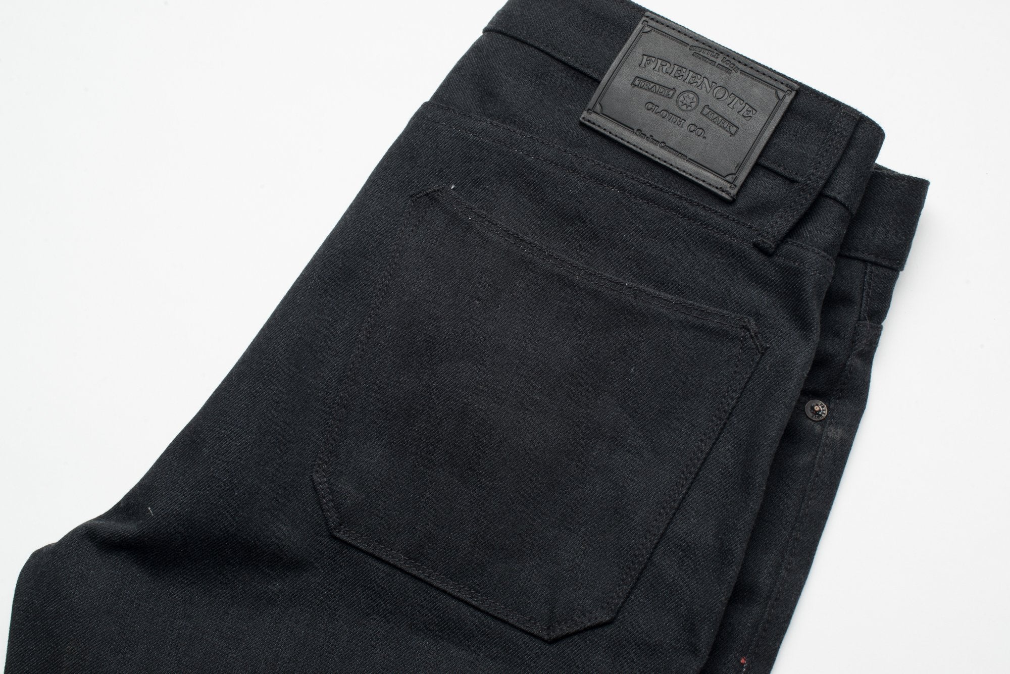 Freenote - Portola Taper Raw 14.25 OZ - Black Grey - The Populess Company