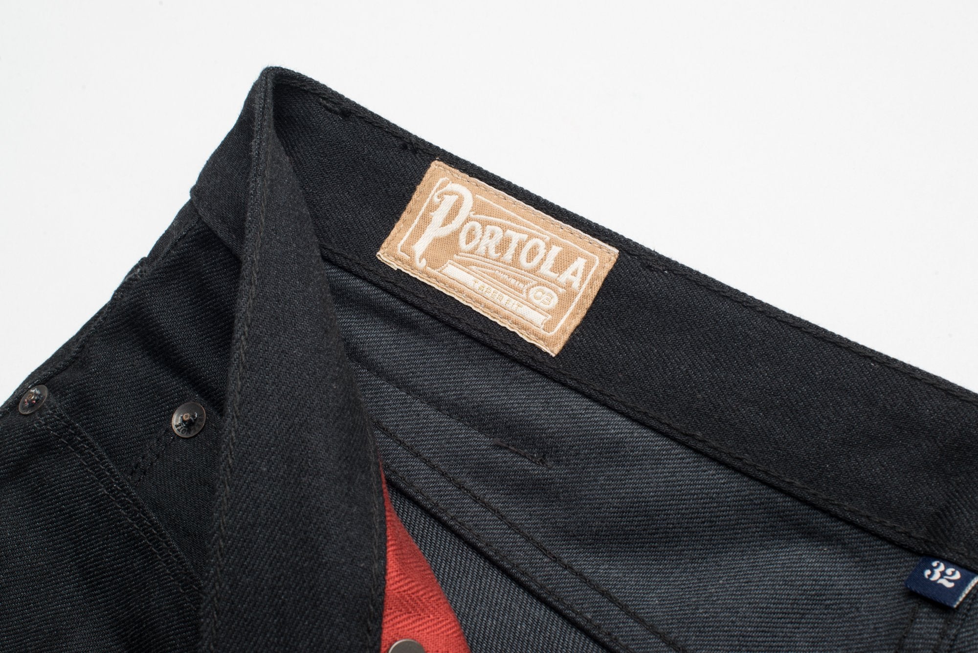 Freenote - Portola Taper Raw 14.25 OZ - Black Grey - The Populess Company