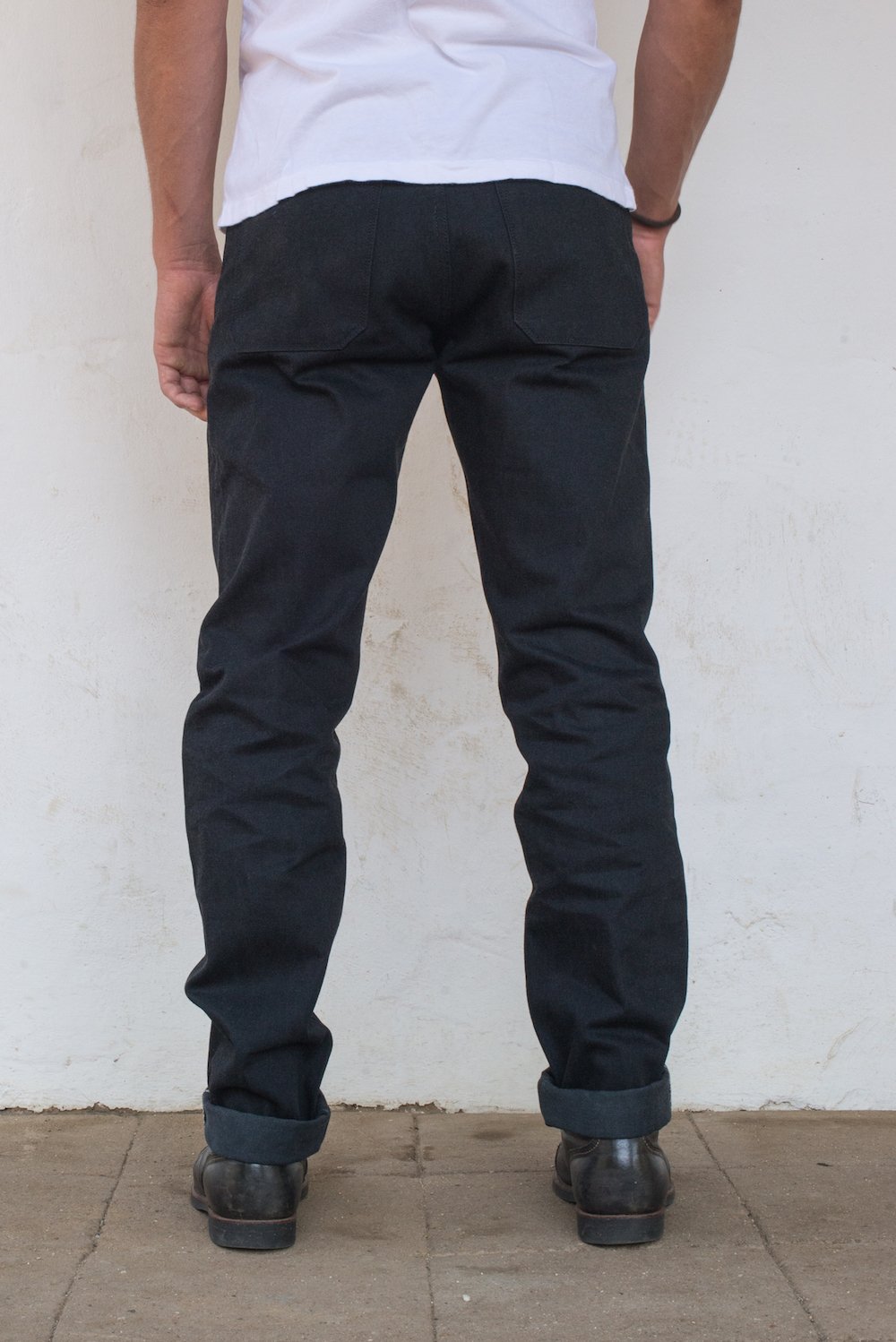 Freenote - Portola Taper Raw 14.25 OZ - Black Grey - The Populess Company