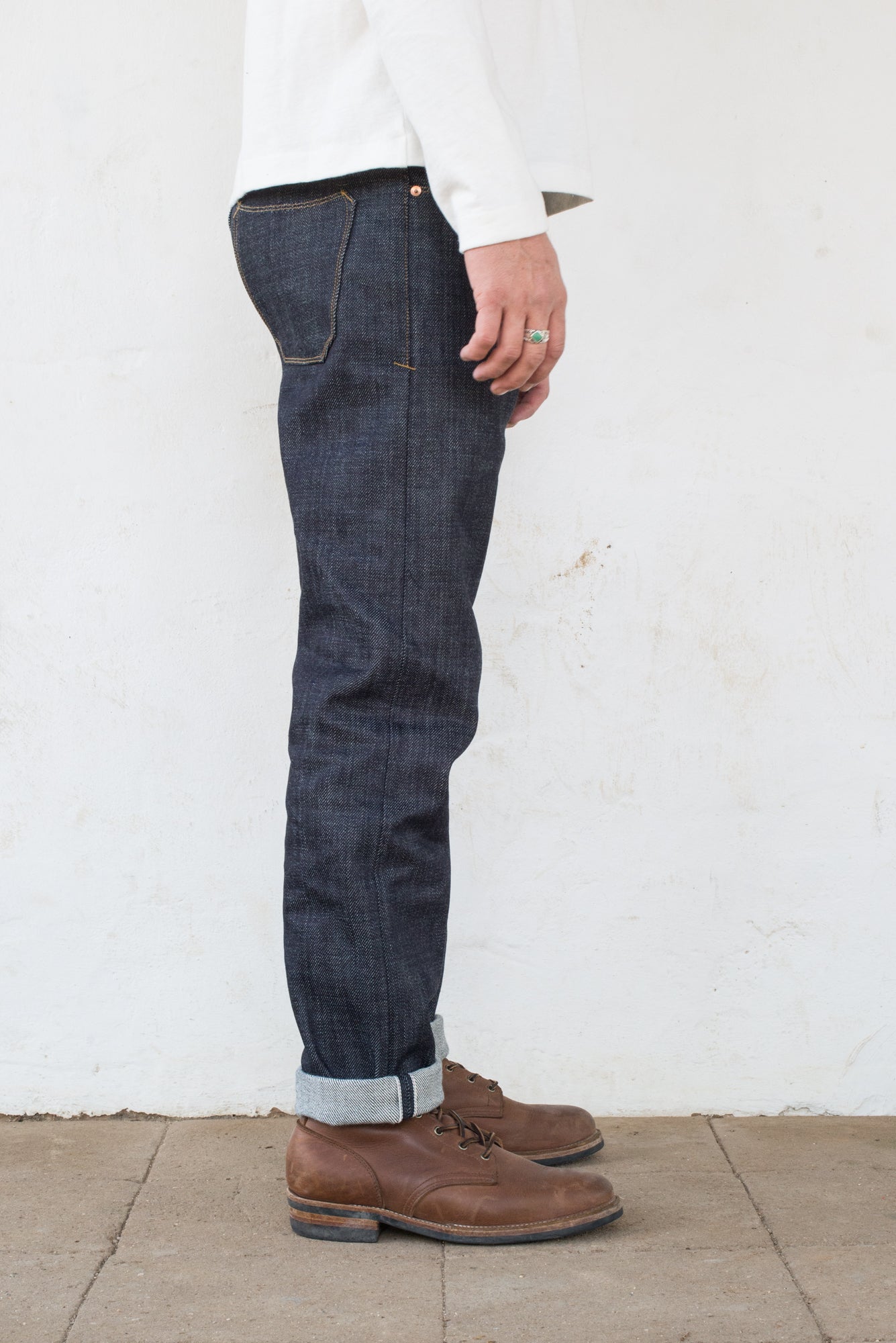 Freenote Cloth - 17 Oz Blue Slub - Portola