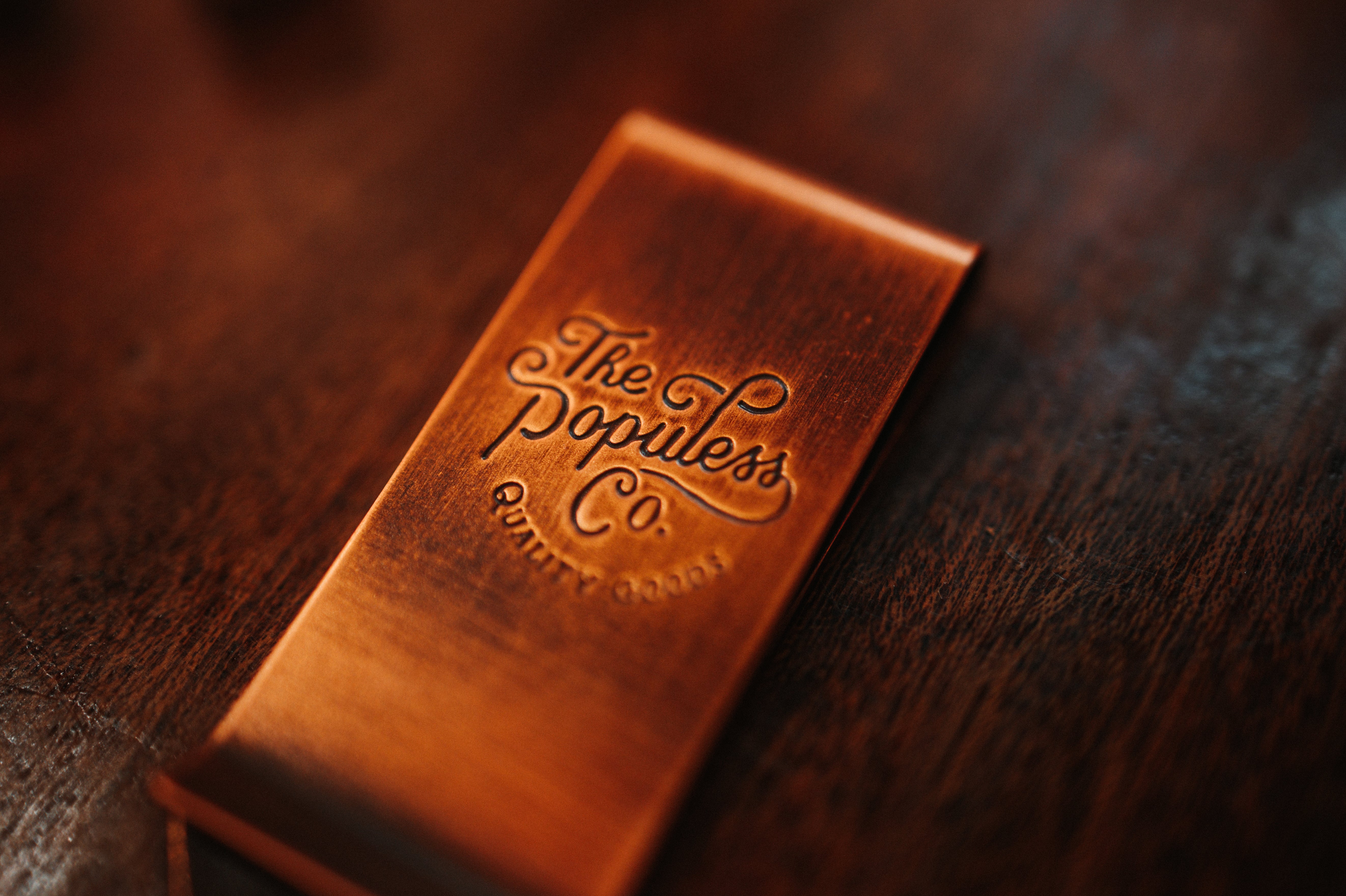 The Gambler Money Clip - Antique Copper