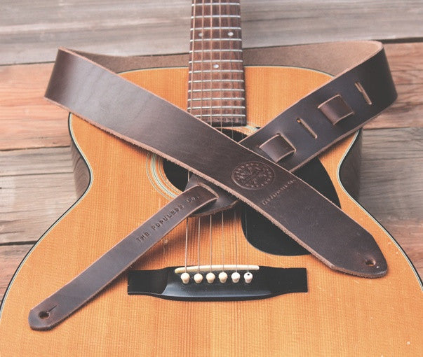 The Lee Guitar Strap - Brown - The Populess Company