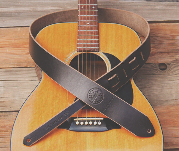 The Lee Guitar Strap - Black - The Populess Company