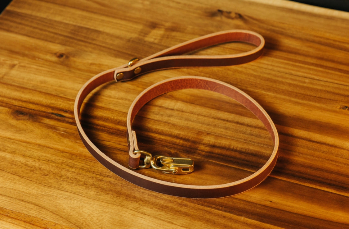 The Jake - Dog Leash - Brown