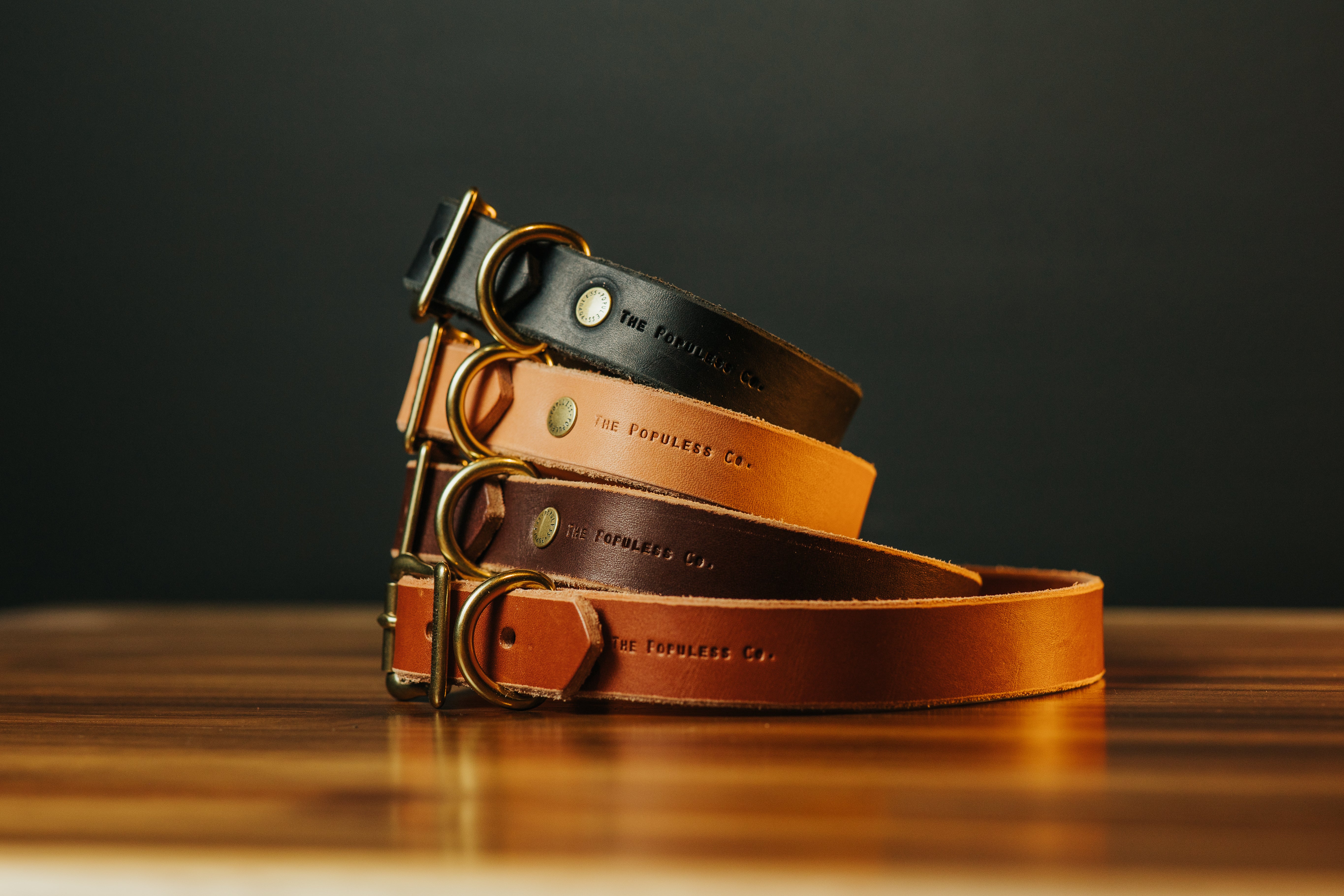 The Marv - Dog Collar - Black