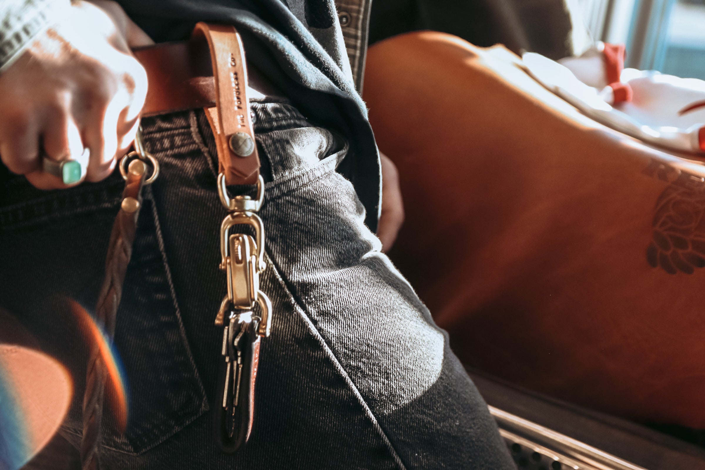 The LOCK Fob - Brown