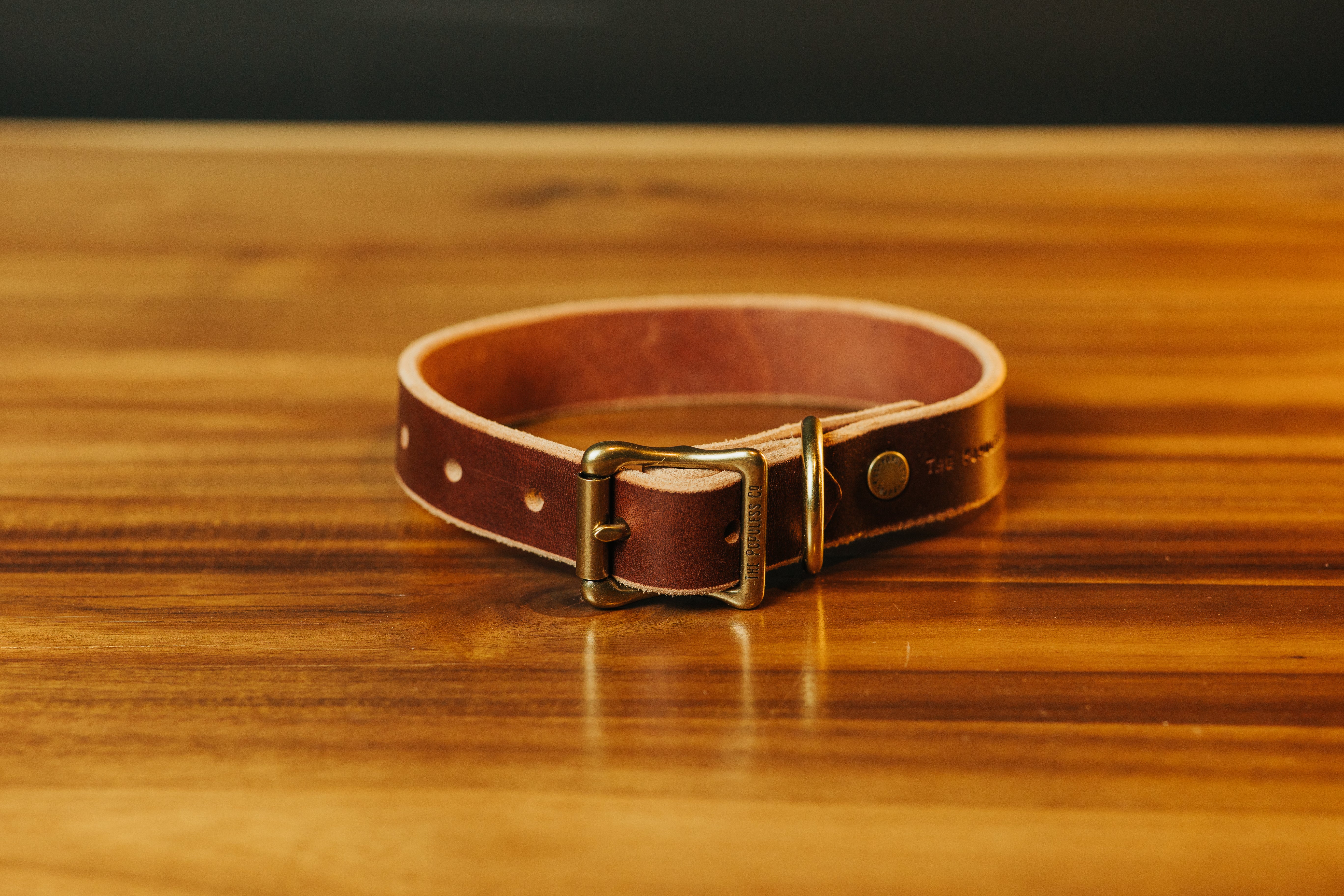 The Marv - Dog Collar - Brown