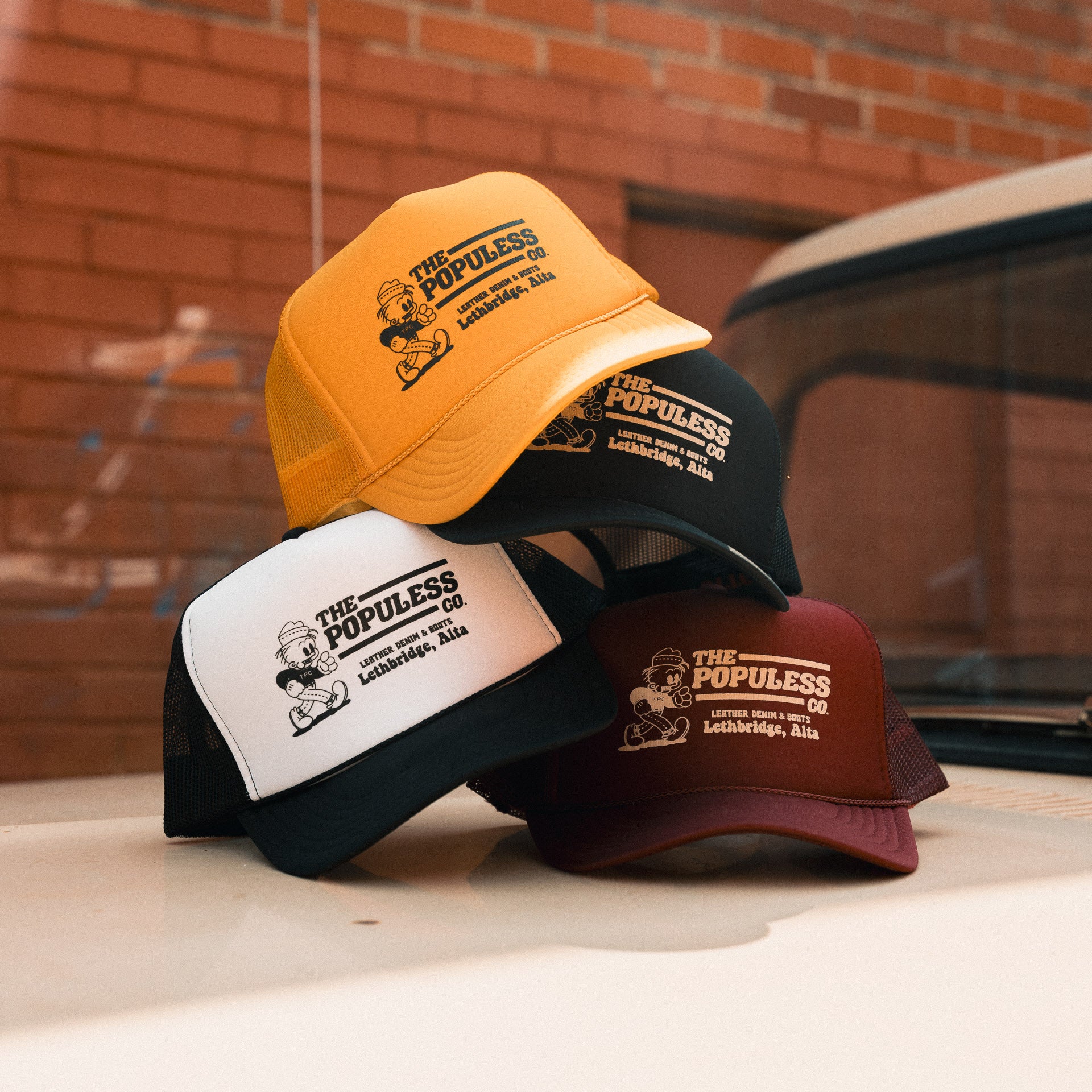 Roy Boy Trucker - White/Black