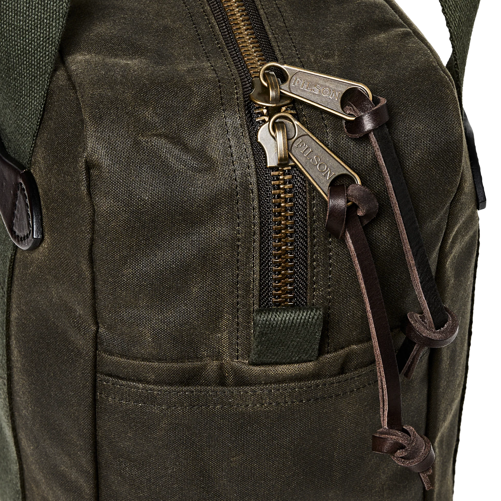 Filson - Tin Cloth Zipper Tote Bag - Otter Green