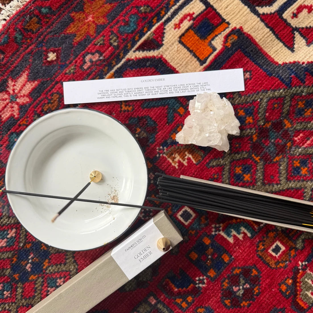 Golden Ember Incense Sticks