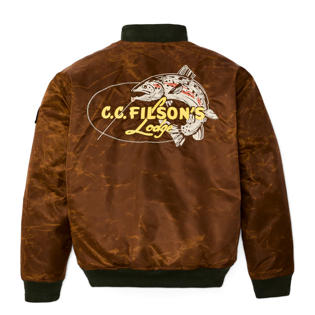 Embroidered Montlake Jacket - Whiskey