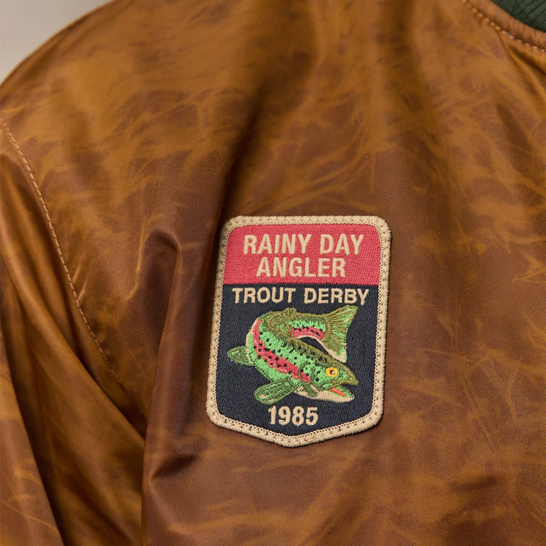 Embroidered Montlake Jacket - Whiskey